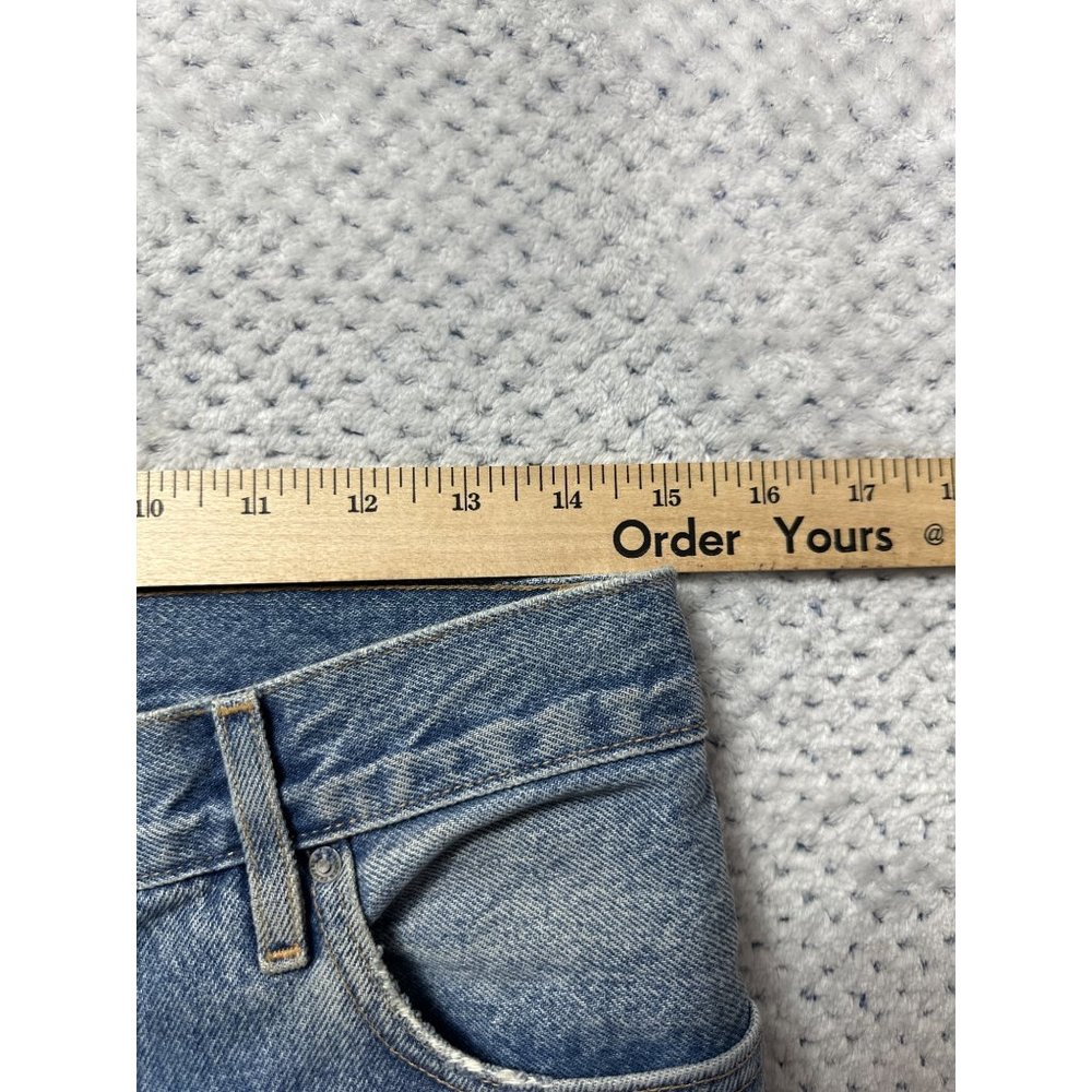 Vintage Levis Jeans Womens 27 High Waist Blue Denim Cropped Jane Button Fly - Picture 11 of 16